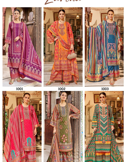 Load image into Gallery viewer, Readymade Festive Women’s Top Palazzo Suit Banwery
