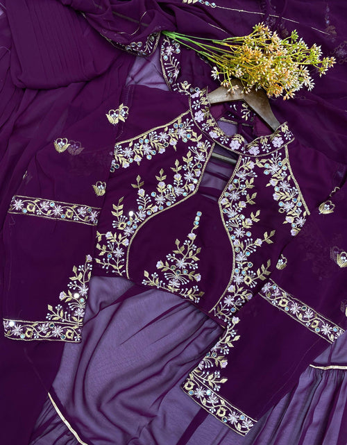 Load image into Gallery viewer, Party Wear Ready to wear Lehenga Saree mahezon
