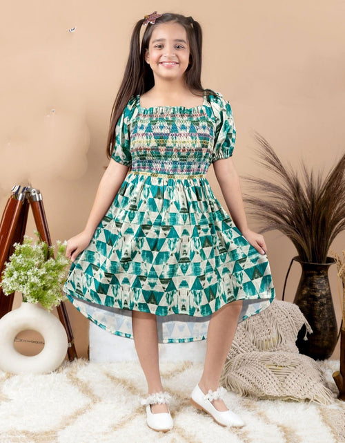 Load image into Gallery viewer, Kids Girls Western Dress mahezon
