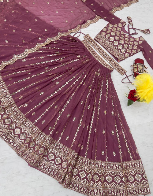Load image into Gallery viewer, Festive Designer Ethnic Embroidery Sequence Women Lehenga Choli Dupatta mahezon
