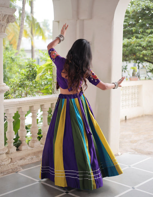 Load image into Gallery viewer, Navratri Garba Embroidery Women Lehenga Choli mahezon
