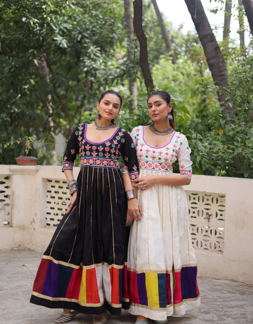 Load image into Gallery viewer, Navratri Garba Traditional Embroidery Women Gown mahezon
