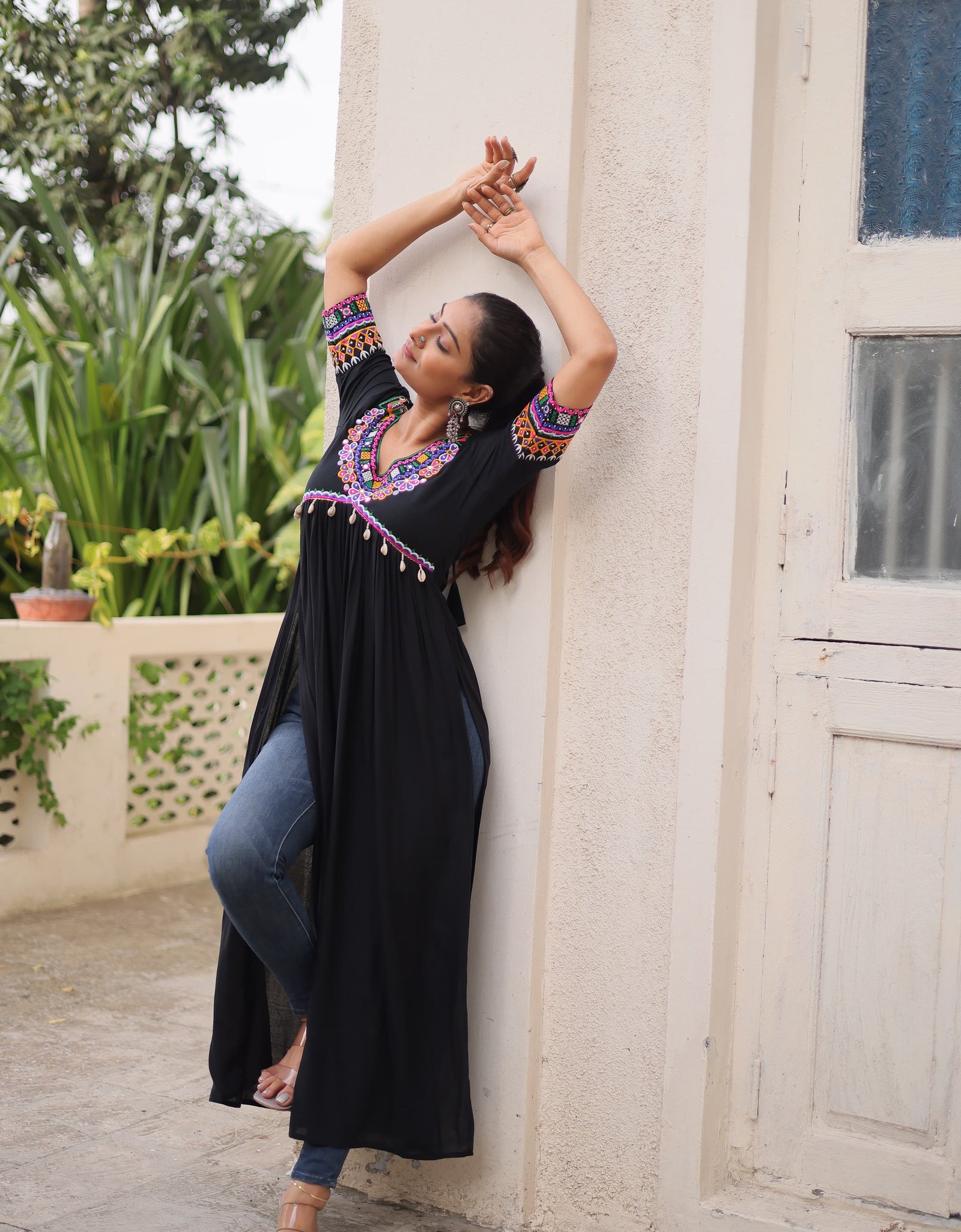 Traditional Navratri Garba Women Kurti mahezon