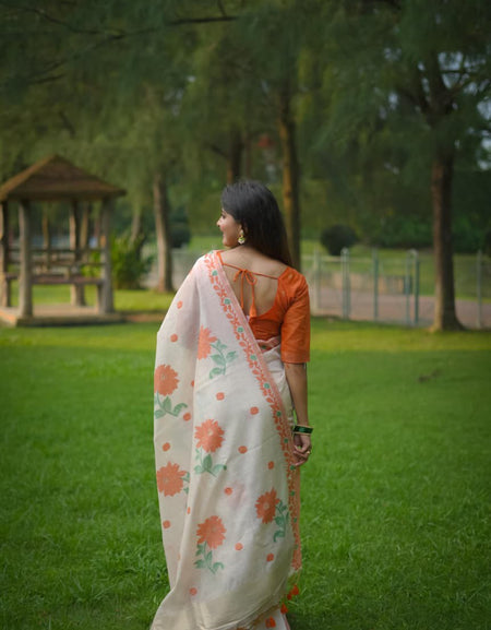 Tricolor Women Saree for Republic and Independence Day mahezon