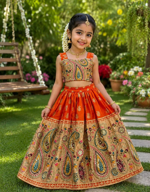 Load image into Gallery viewer, Festive Mother Daughter Twinning Lehenga Choli Dupatta Outfit Set mahezon

