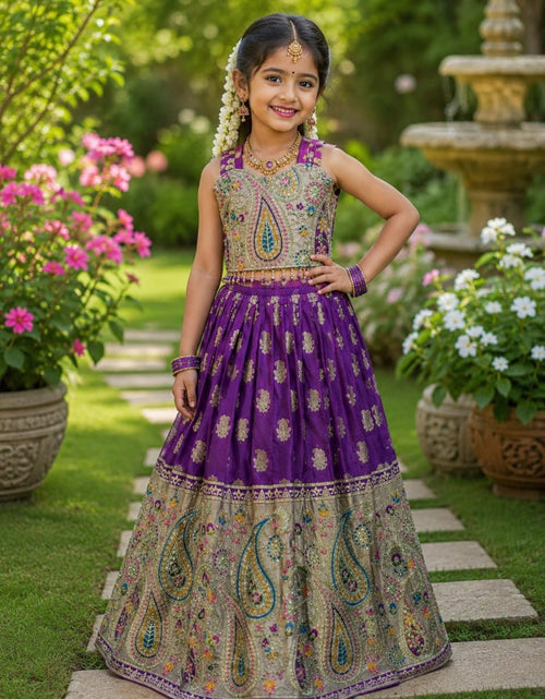 Load image into Gallery viewer, Festive Mother Daughter Twinning Lehenga Choli Dupatta Outfit Set mahezon
