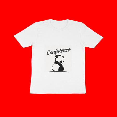 Kids Boy Panda White T-shirt Printrove
