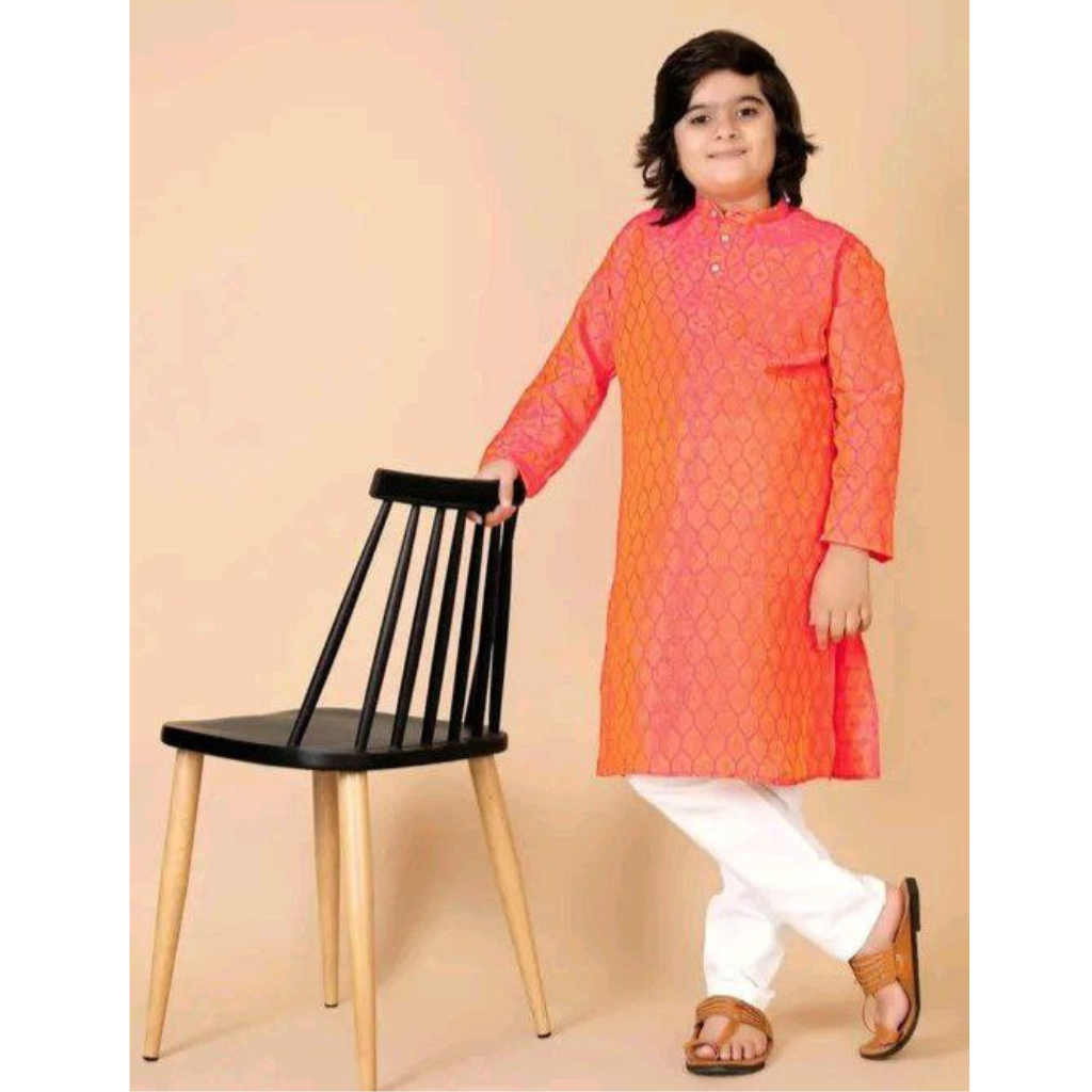 Kids Boys Traditional Indian Kurta Pajama mahezon