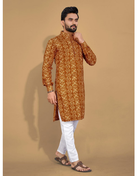 Men's Ethnic Cotton Kurta Pajama Set mahezon