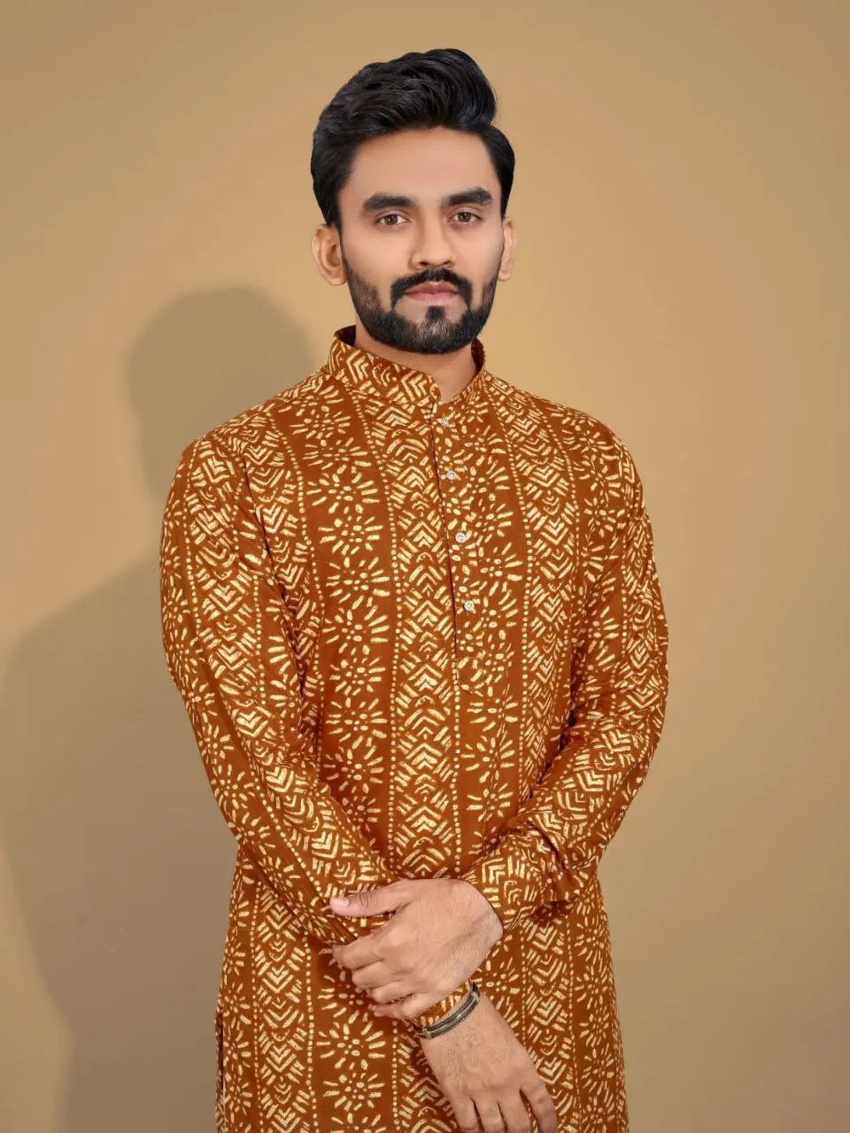 Men's Ethnic Cotton Kurta Pajama Set mahezon