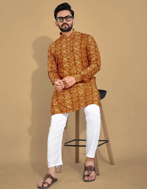 Load image into Gallery viewer, Men&#39;s Ethnic Cotton Kurta Pajama Set mahezon
