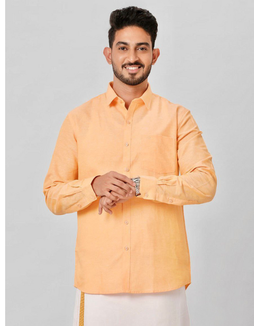 Load image into Gallery viewer, Men&#39;s Cotton Plain Full Sleeves Shirt mahezon
