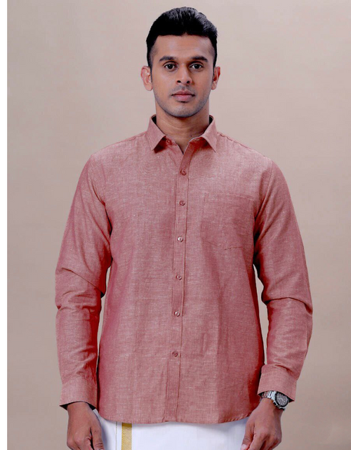 Load image into Gallery viewer, Men&#39;s Cotton Plain Full Sleeves Shirt mahezon
