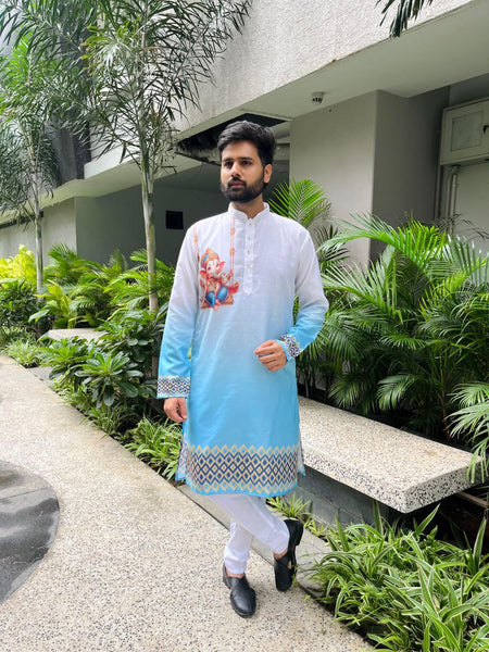 Men’s Ganesh Chaturthi Kurta Pajama mahezon