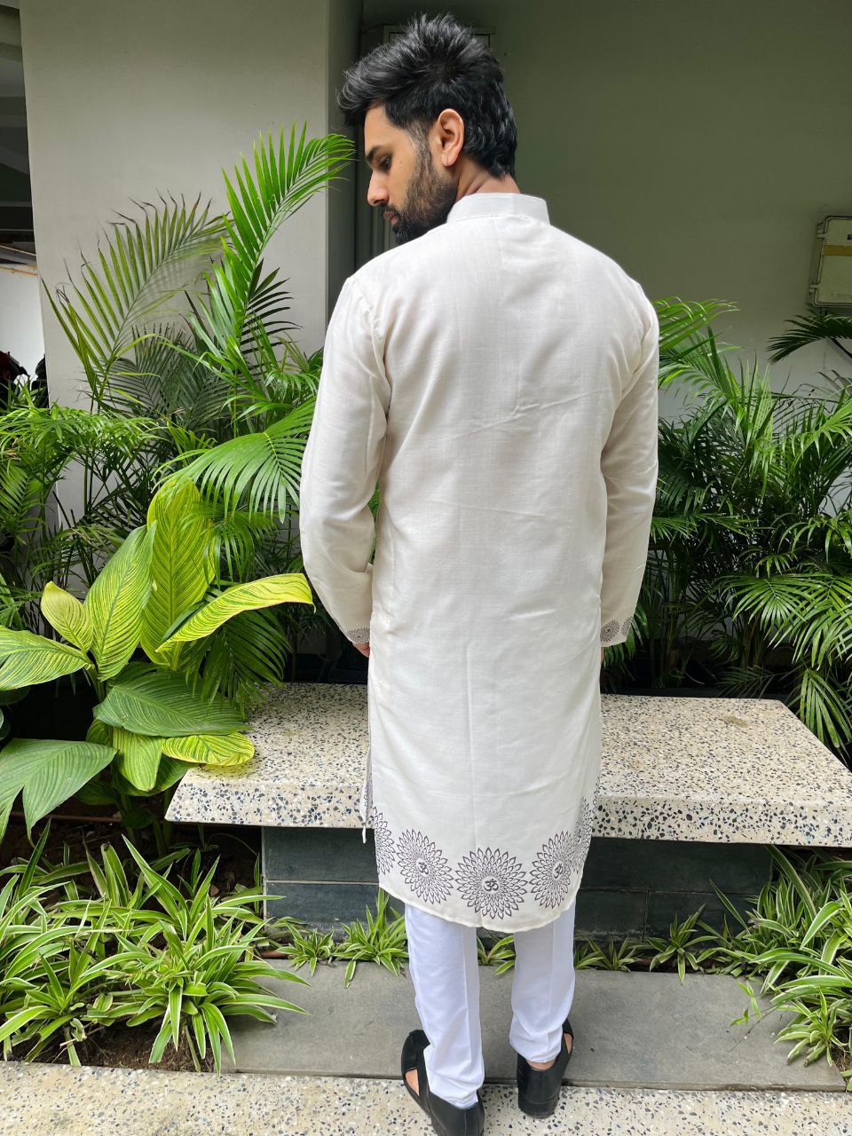 Men’s Ganesh Chaturthi Special Kurta Pajama Set mahezon