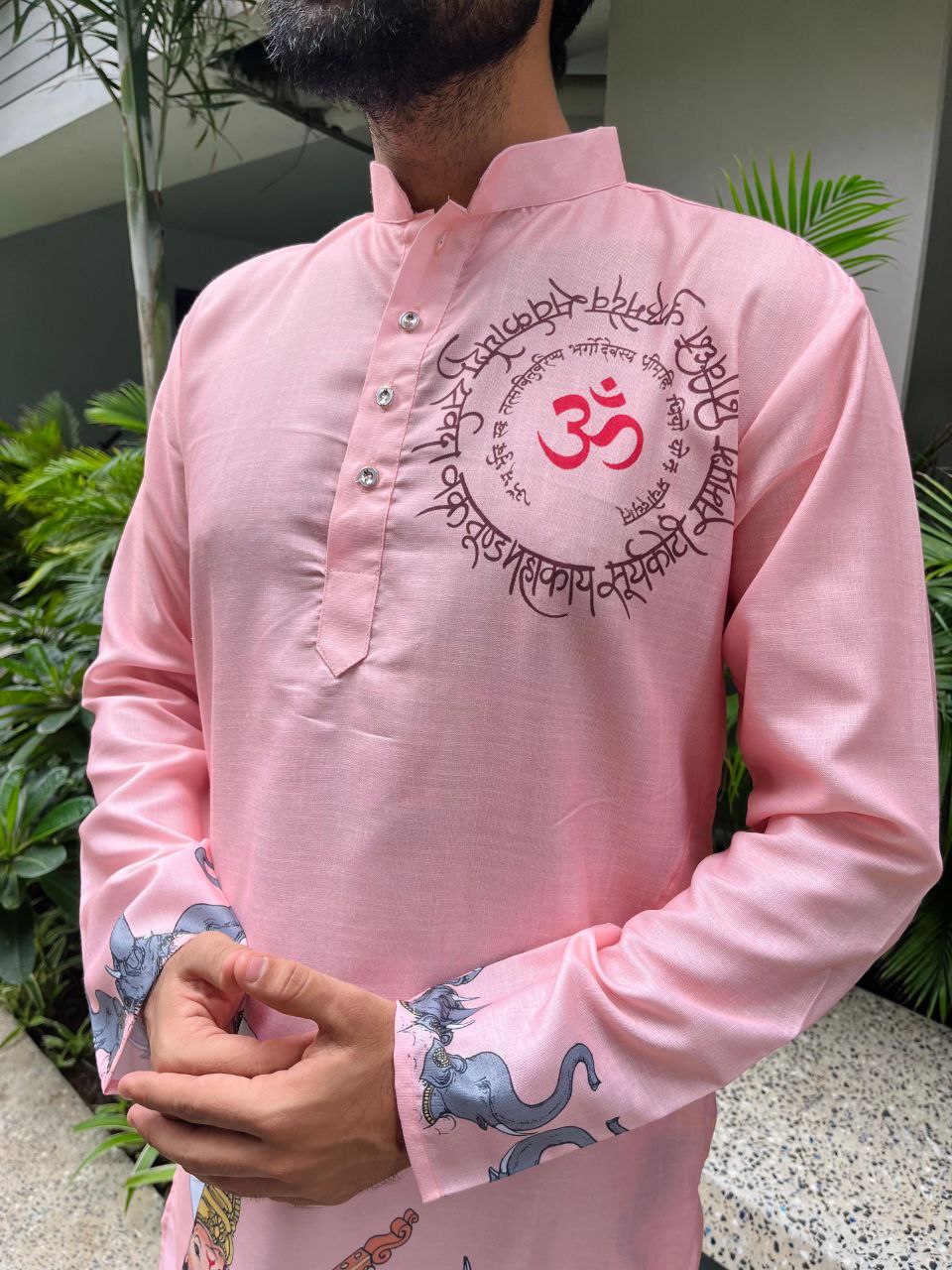 Men’s Traditional Ganesh Chaturthi Kurta Pajama mahezon