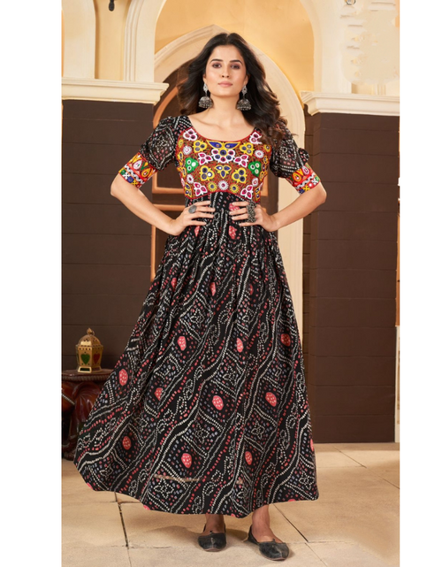 Load image into Gallery viewer, Navratri Traditional Indian Women Gown Dress mahezon
