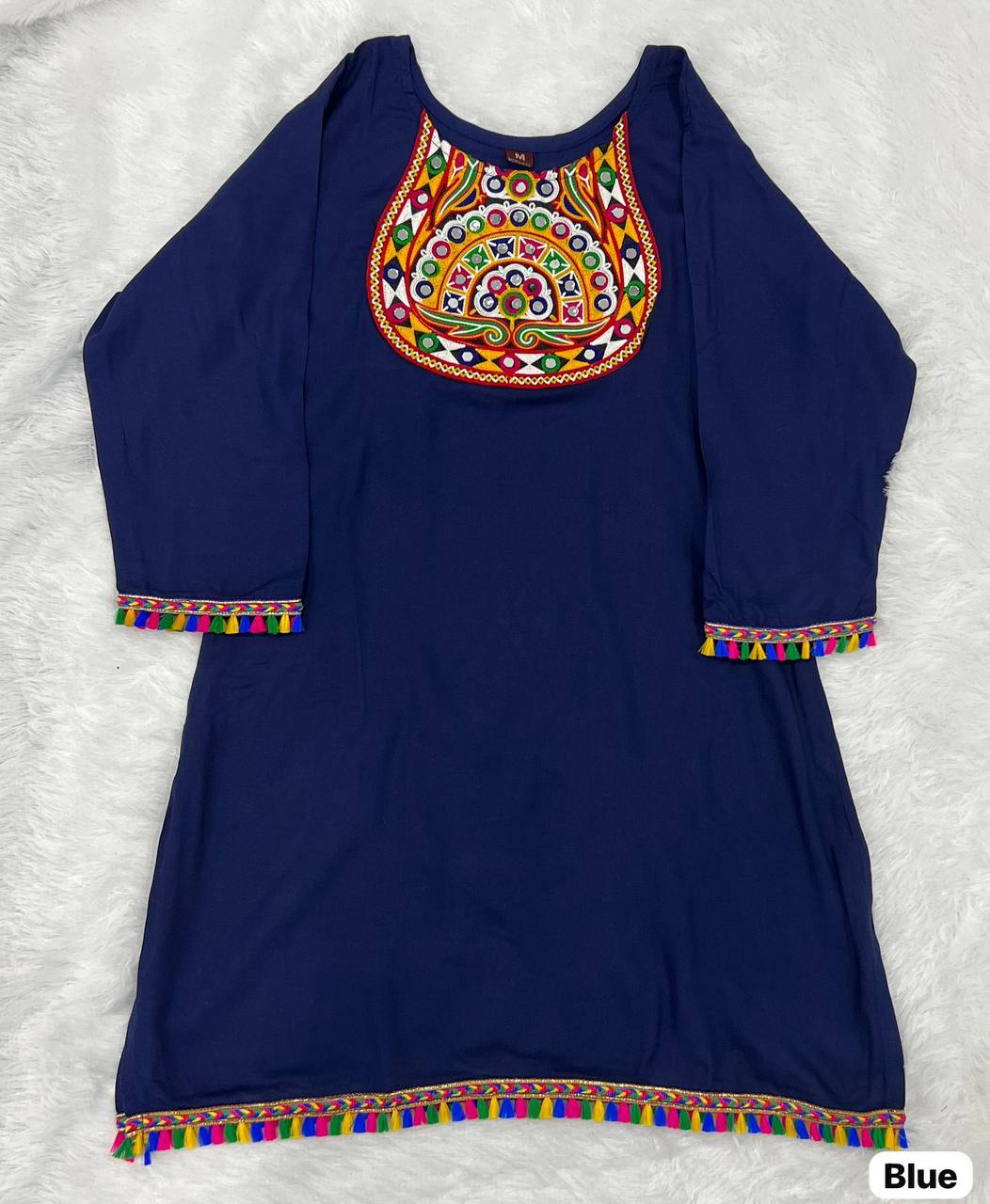 Navratri Festive Garba Women’s Short Top mahezon