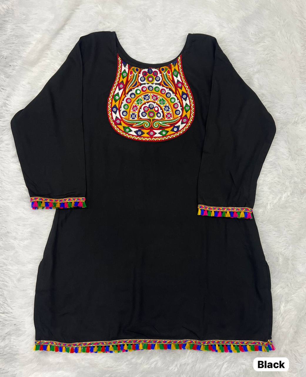 Navratri Festive Garba Women’s Short Top mahezon