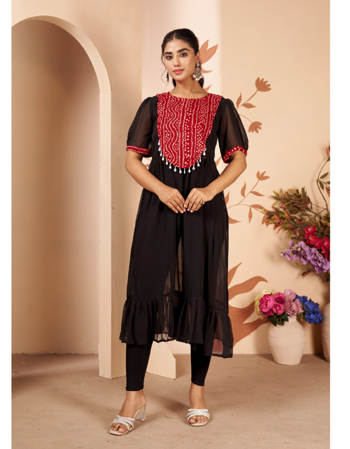 Load image into Gallery viewer, Navratri Garba Women Kurti mahezon
