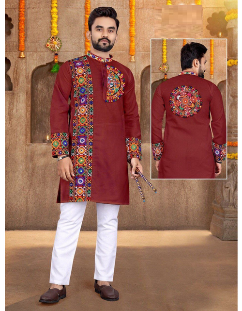 Load image into Gallery viewer, Navratri Garba Dandiya Men Kurta Pajama mahezon
