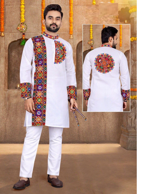 Load image into Gallery viewer, Navratri Garba Dandiya Men Kurta Pajama mahezon
