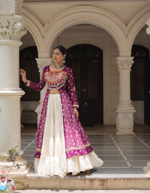 Load image into Gallery viewer, Navratri Garba Women’s Kurti Lehenga Dress mahezon

