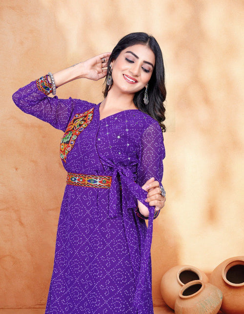 Load image into Gallery viewer, Navratri Garba Embroidery Women Long Dress mahezon
