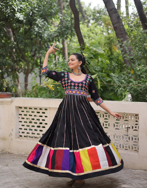 Load image into Gallery viewer, Navratri Garba Traditional Embroidery Women Gown mahezon
