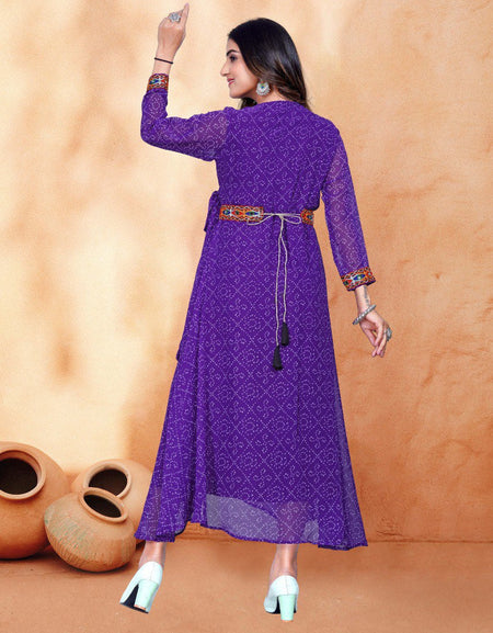 Navratri Garba Embroidery Women Long Dress mahezon