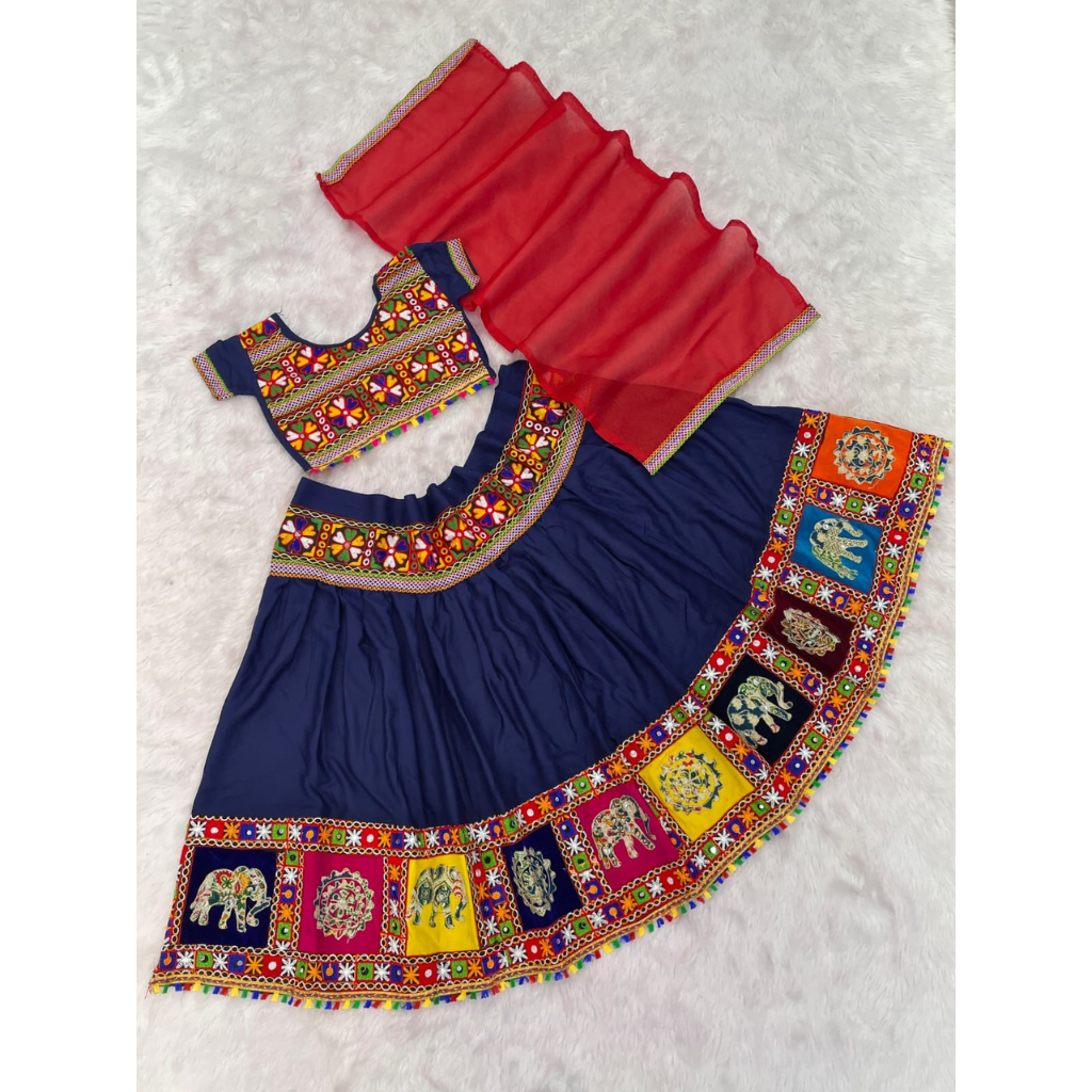 Navratri Garba Kids Girls Chaniya Choli Dupatta mahezon