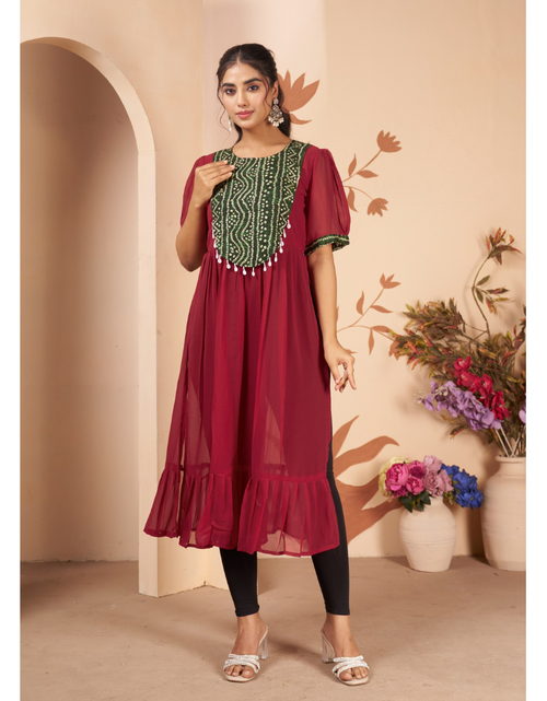 Load image into Gallery viewer, Navratri Garba Women Kurti mahezon
