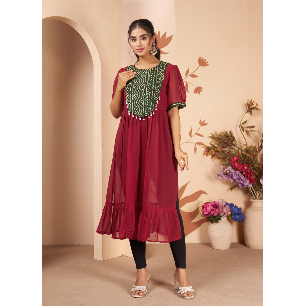 Navratri Garba Women Kurti mahezon