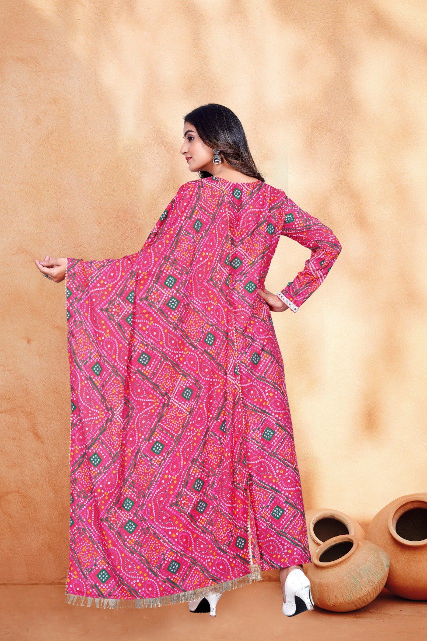 Navratri Garba Women Kurta Dupatta mahezon
