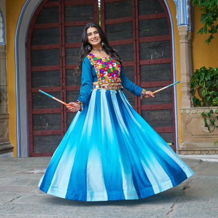 Navratri Garba Stylish Lehenga Choli mahezon