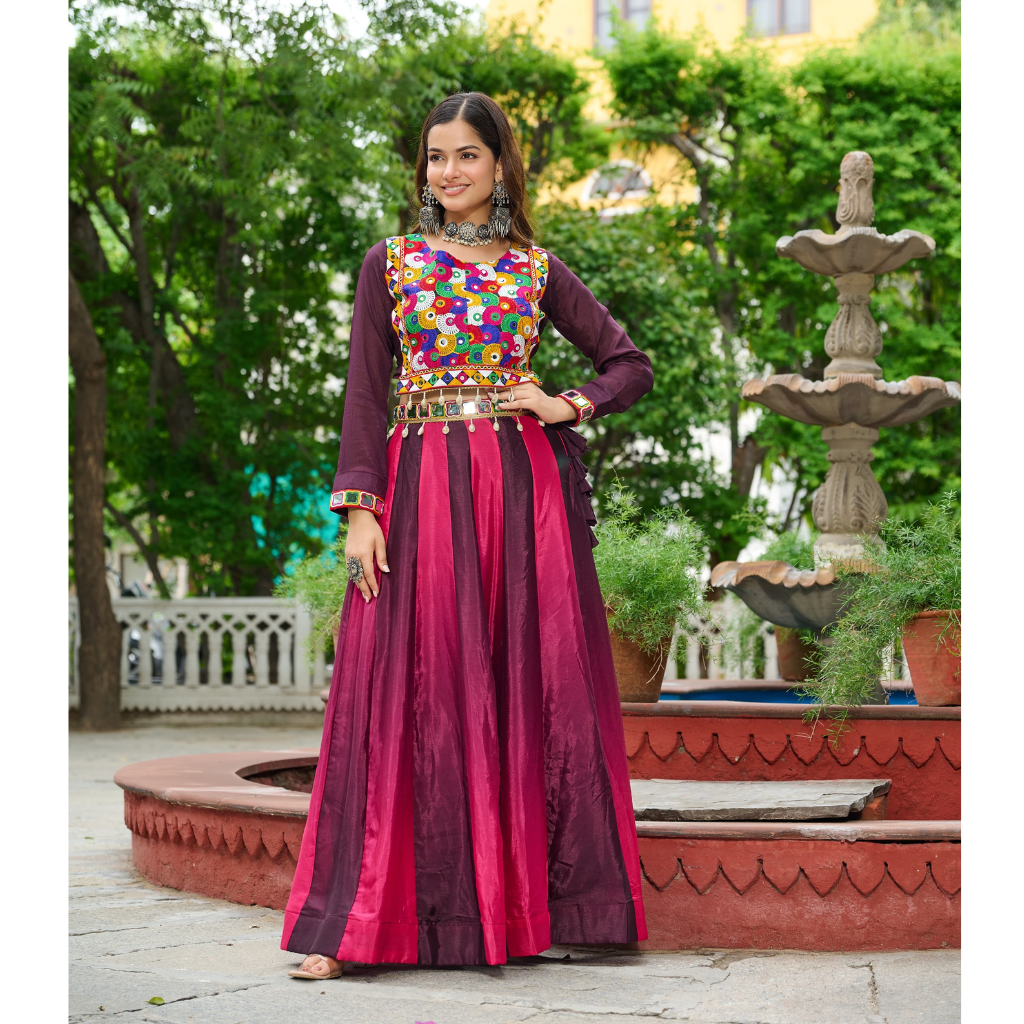 Navratri Garba Stylish Lehenga Choli mahezon