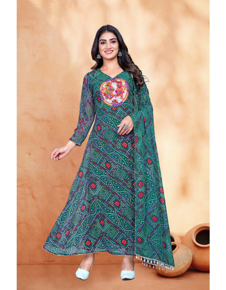 Navratri Garba Women Kurta Dupatta mahezon