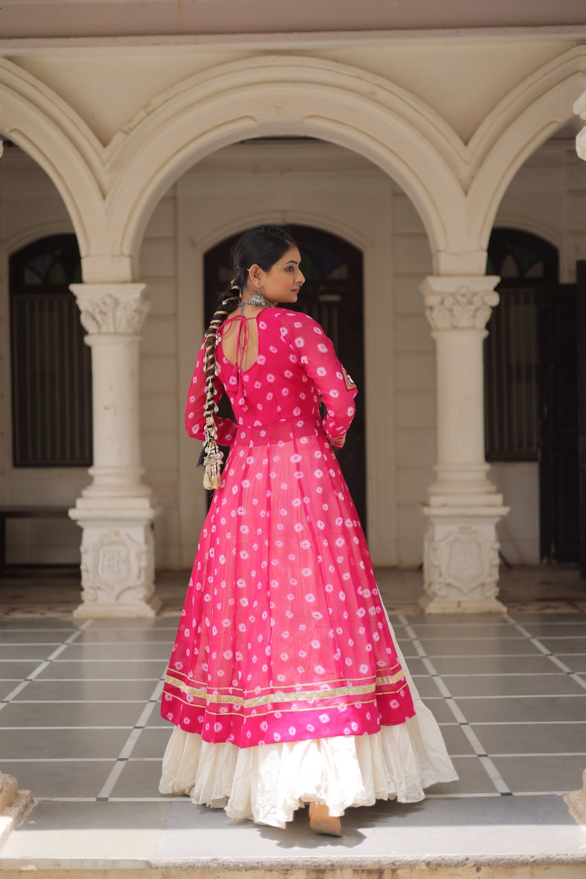 Navratri Garba Women’s Kurti Lehenga Dress mahezon