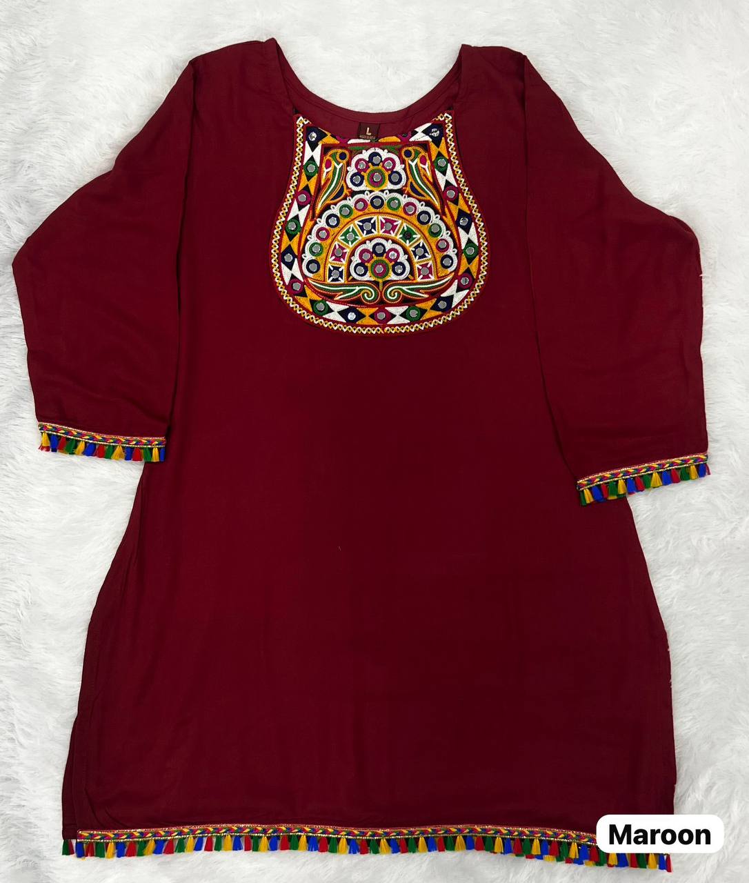Navratri Festive Garba Women’s Short Top mahezon
