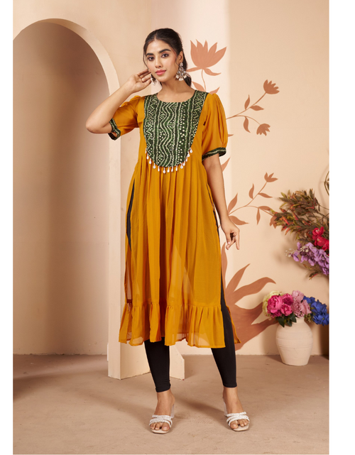 Load image into Gallery viewer, Navratri Garba Women Kurti mahezon

