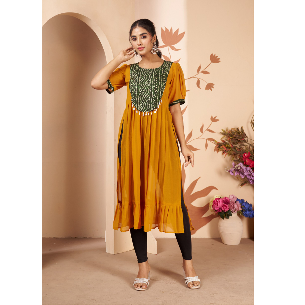 Navratri Garba Women Kurti mahezon