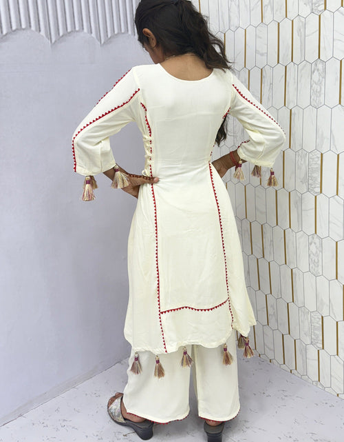 Load image into Gallery viewer, Navratri Garba Kids Girls Kurti Palazzo Dress mahezon

