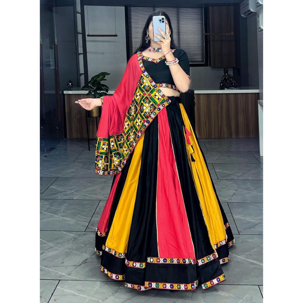 Navratri Special Embroidery Women Lehenga Choli mahezon