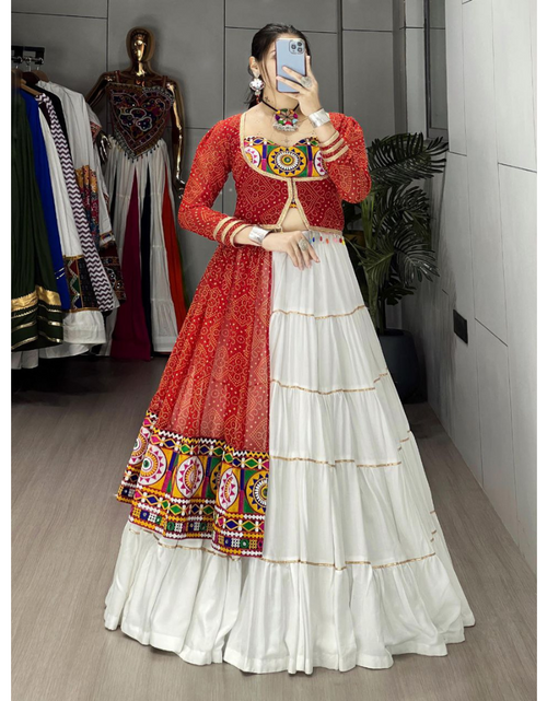 Load image into Gallery viewer, Navratri Special Garba Embroidery Women Lehenga Choli mahezon
