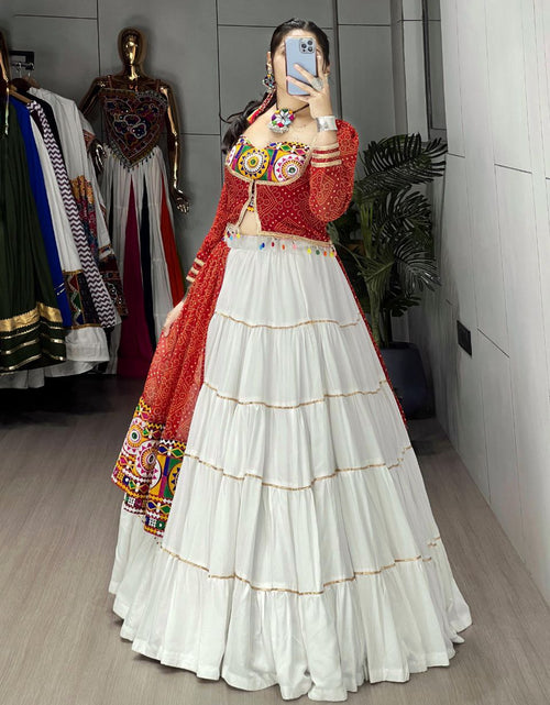 Load image into Gallery viewer, Navratri Special Garba Embroidery Women Lehenga Choli mahezon
