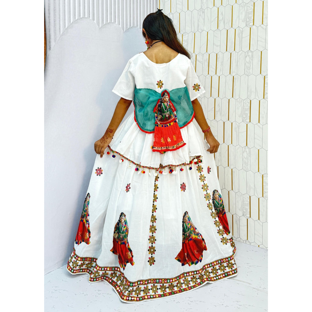 Navratri Special Garba Kids Girls Chaniya Choli Dupatta mahezon