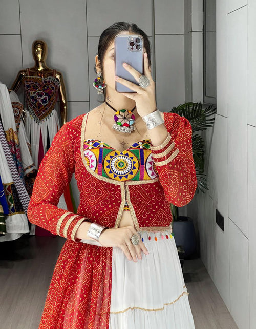 Load image into Gallery viewer, Navratri Special Garba Embroidery Women Lehenga Choli mahezon
