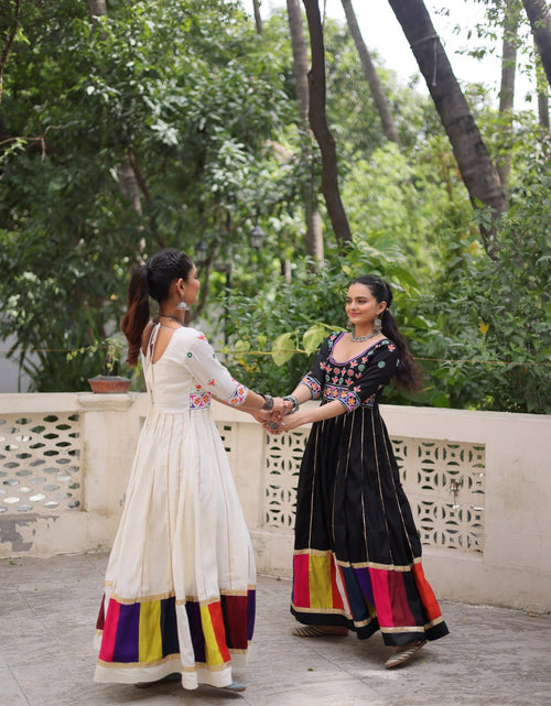 Load image into Gallery viewer, Navratri Garba Traditional Embroidery Women Gown mahezon
