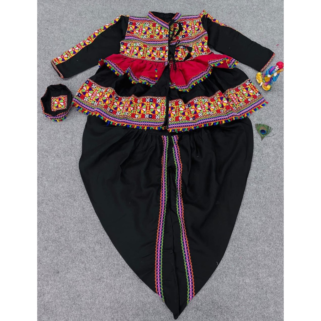 Navratri Traditional Indian Men Kedia Dhoti Set mahezon