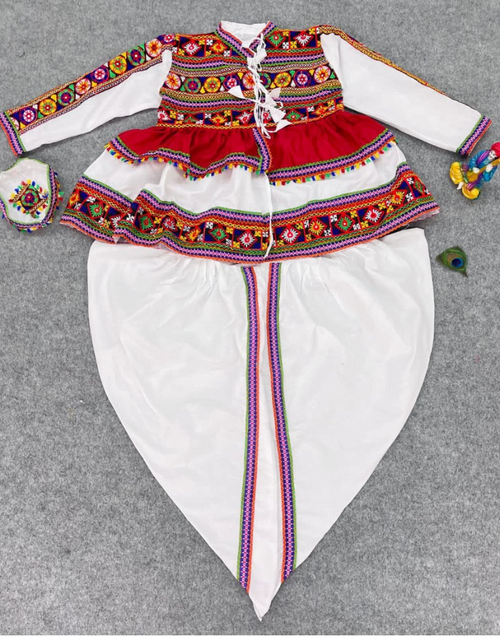 Load image into Gallery viewer, Navratri Traditional Indian Men Kedia Dhoti Set mahezon
